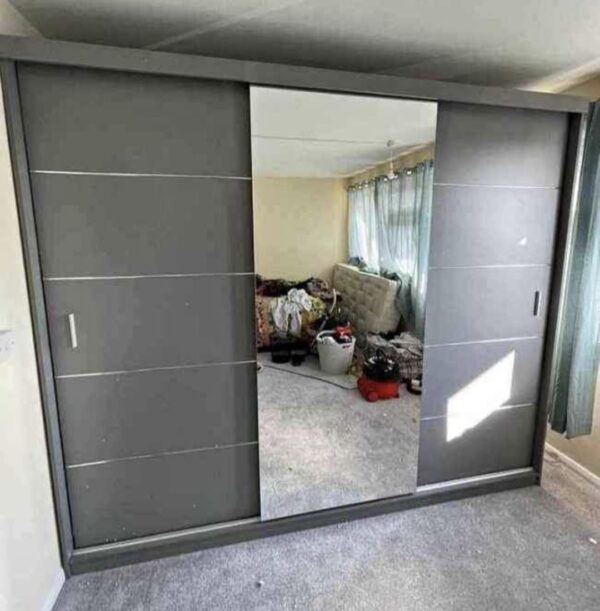 Panelled Sliding Wardrobe - Image 3