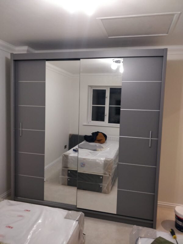 Panelled Sliding Wardrobe