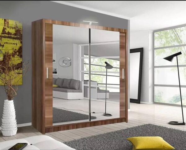 Walnut Sliding Wardrobe