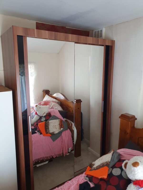 Woodgrain Sliding Wardrobe