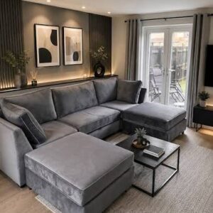 Borrius Sloane Fabric Sofa – 2-Seater 3-Seater 3+2 Seater & Corner